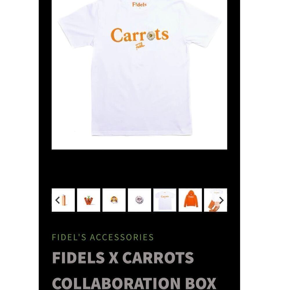 FIDELS X CARROTS Limited Edition of 500 January 2023 Drop Impossible to Find Med - Picture 13 of 15